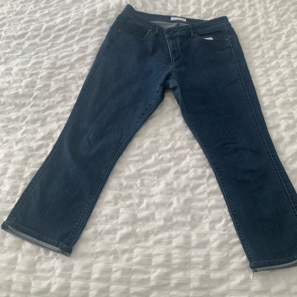 The Loft Curvy Kick Crop 29/8 jeans
